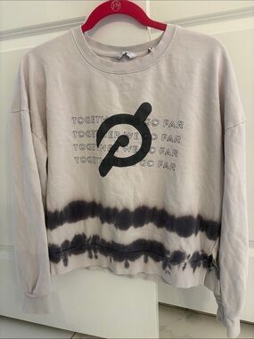 Peloton Women's Together We Go Far Crewneck Tie-Dye Sweatshirt Crewneck